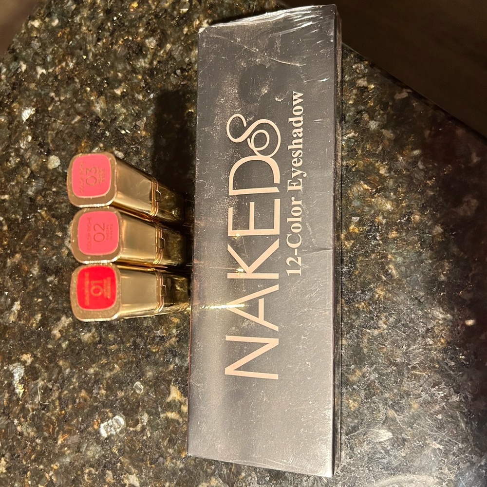 Shimmer Eye shadow and three lip sticks. NEW SEALED - Picture 7 of 7